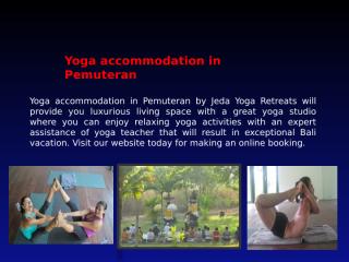 Luxury yoga retreats Bali.pptx